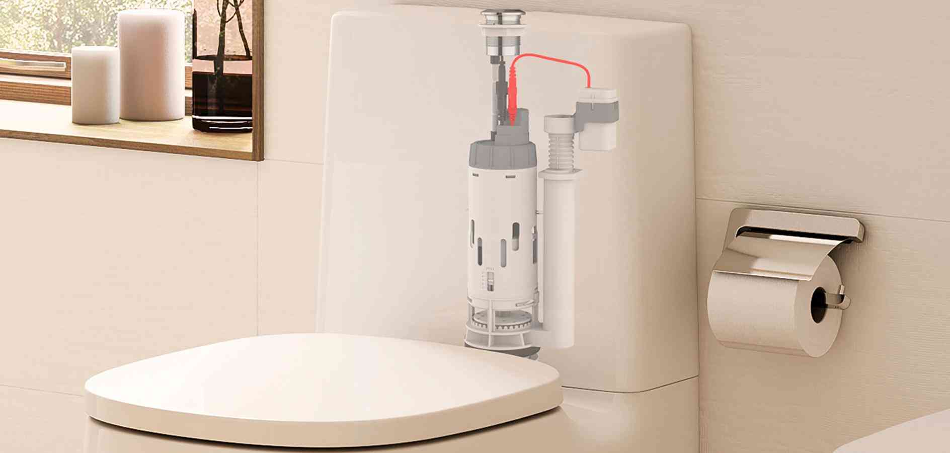 Toiletten und Ersatzteile