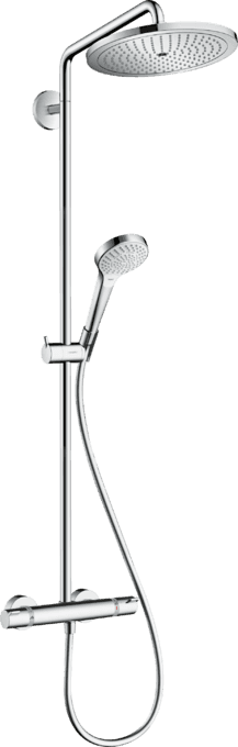 Thermostatisches Duschset Croma Select S Showerpipe 280 mit der Referenz 26790000 von der Marke HANSGROHE
