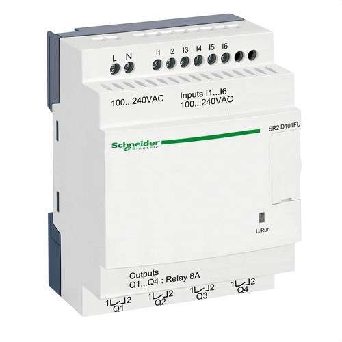 Programmierbares Relais ZELIO 100-240V E/A-10 LADDER mit der Referenz SR2D101FU von der Marke SCHNEIDER ELECTRIC