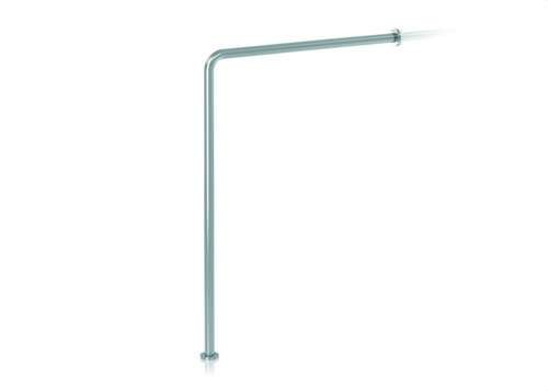 90º Stützstange Wand-Boden aus weißem Stahl mit der Referenz GW11 14 03 00 von der Marke GENWEC