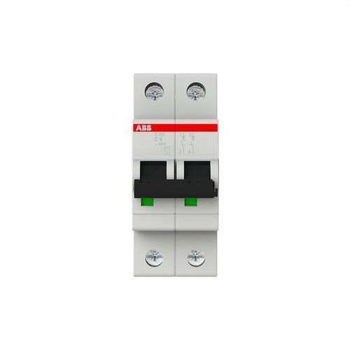 Leitungsschutzschalter S202-C6 2P 6A C 10kA mit der Referenz 2CDS252001R0064 von der Marke ABB