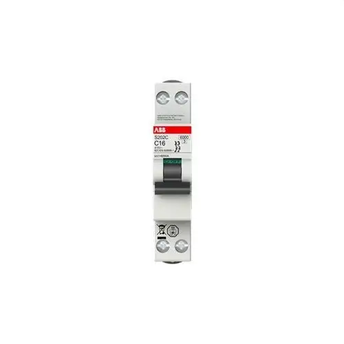 Leitungsschutzschalter S202C-C10 2 10A Charakteristik C 6 kA mit der Referenz 2CDS252280R0104 von der Marke ABB