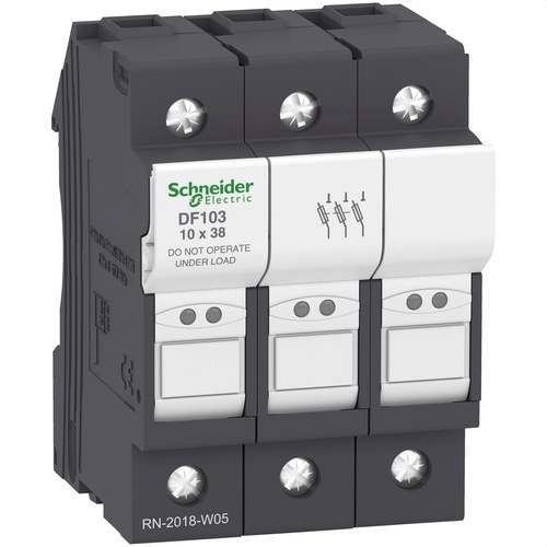 Sicherungshalter 3P 32A 10X38MM mit der Referenz DF103 von der Marke SCHNEIDER ELECTRIC