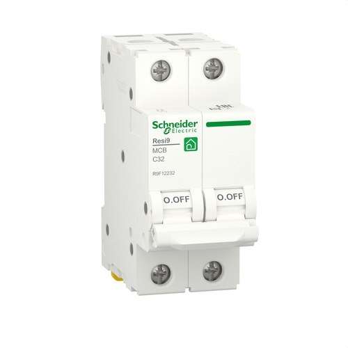 Leistungsschalter Resi9 2P 32A mit der Referenz R9F12232 von der Marke SCHNEIDER ELECTRIC