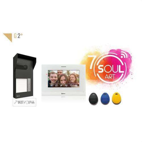 Video-Türsprechanlagen-Set für 1 Wohnung mit WLAN Golmar Soul S5110/ART 7W mit der Referenz 12205118 von der Marke GOLMAR