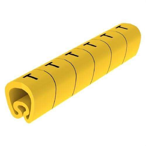 Vorgeschnittene gelbe Markierer Ø18 PVC laminiert mit der Referenz 1813-T von der Marke UNEX