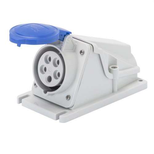 Feste Anschlussbasis 90º 2P+T 16A mit der Referenz GW62477 von der Marke GEWISS