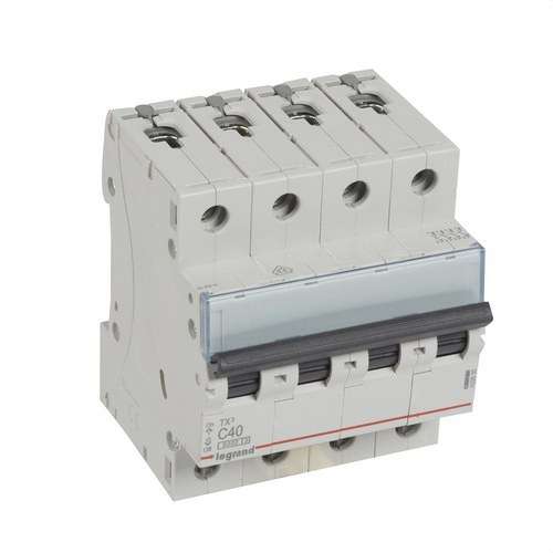Leistungsschalter TX3 4P 40A Charakteristik C Charakteristik C 6kA mit der Referenz 403630 von der Marke LEGRAND