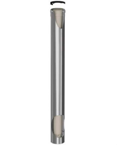 Koaxiales Schornsteinrohr, männlich-weiblich, Durchmesser 125/200mm, 1000mm Polypropylen/Edelstahl mit der Referenz 125200-1000MH45 von der Marke FIG