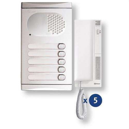 Kit Türsprechanlage für 5 Wohnungen Golmar 4150/AL mit der Referenz 11284150B von der Marke GOLMAR
