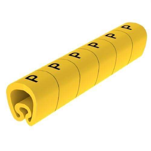 Vorgeschnittene gelbe Ø5 PVC-kaschierte Markierer mit der Referenz 1811-P von der Marke UNEX