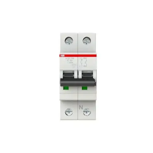 Leitungsschutzschalter S201-C10NA 1P+N 10A Charakteristik C 10kA mit der Referenz 2CDS251103R0104 von der Marke ABB