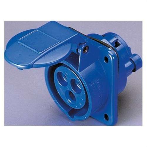 Feste Einbausteckdose 10º IP44 2P+T 16A 230V mit der Referenz GW62204 von der Marke GEWISS