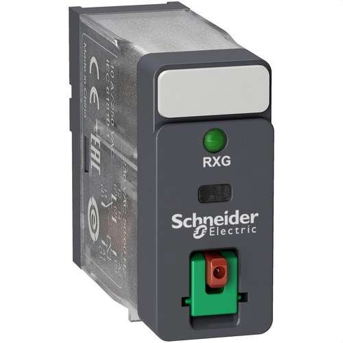 Relais 1 Wechsler 10A + Prüftaste + LED 48V AC mit der Referenz RXG12E7 von der Marke SCHNEIDER ELECTRIC