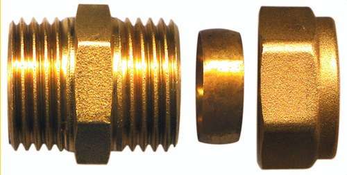 Gerader Messing-Schraubanschluss 3/8"x12mm mit der Referenz TAP00022 von der Marke ATUSA