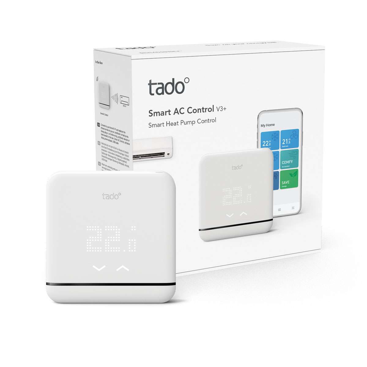 Universaler Tado V3+ WiFi-Steuerung für Klimaanlagen mit der Referenz SAC V3+ von der Marke TADO