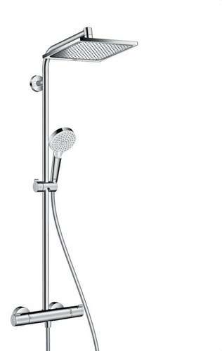 Crometta E Showerpipe 240 Shower Set with 1 Jet EcoSmart with reference 27281000 from the brand HANSGROHE
