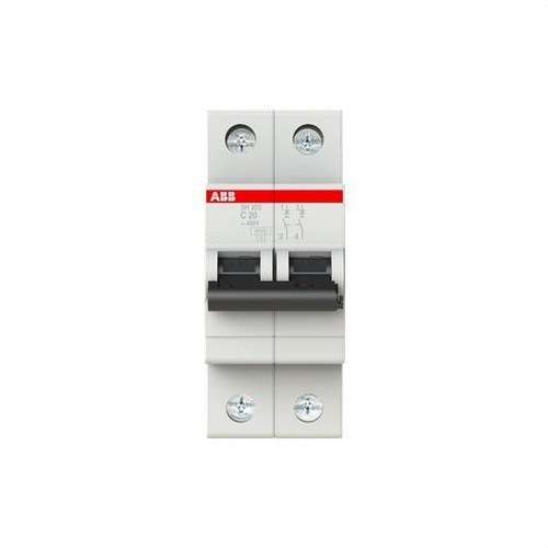 Leitungsschutzschalter SH202-C20 2P 20A Charakteristik C 6kA mit der Referenz 2CDS212001R0204 von der Marke ABB