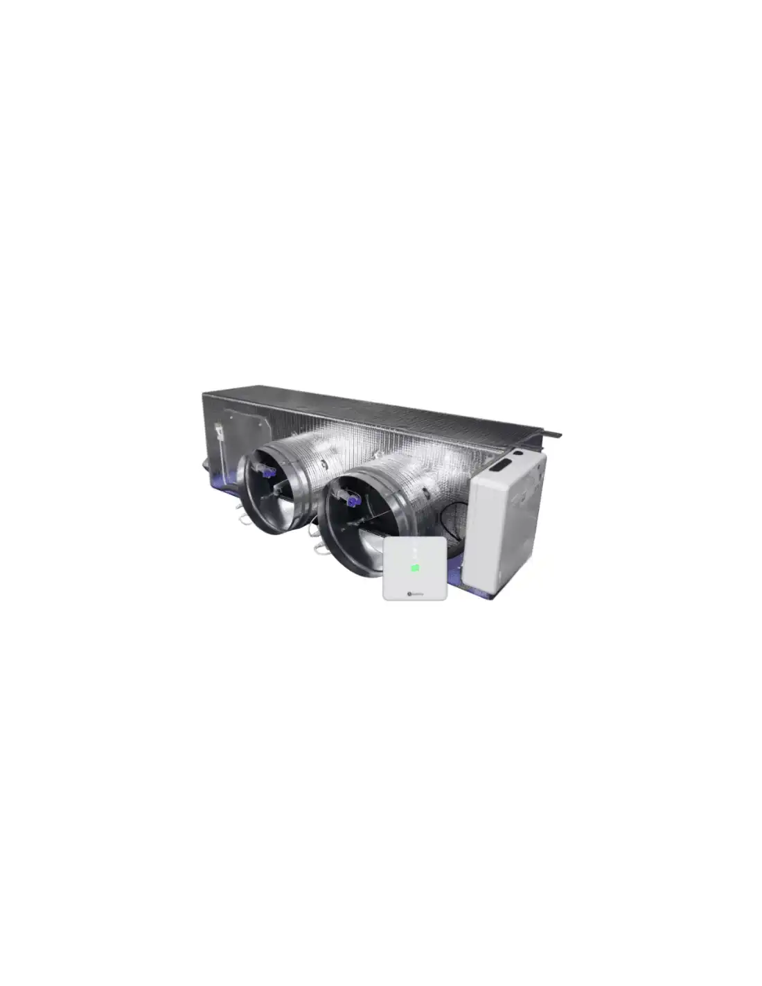 Airzone Easyzone 25 Wi-Fi Medium Motorized Plenum AZC25MELBS01S2 for Mitsubishi Electric Low Profile – 2 Outlets Ø200 mm (Medium Capacity) with reference AZC25MELBS01S2 from the brand AIRZONE