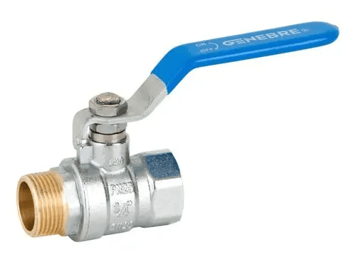 Kugelhahn Außengewinde-Innengewinde Hebel blau 1/2" mit der Referenz 3034 05 von der Marke GENEBRE