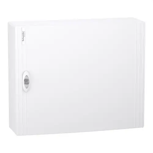 Oberflächenmodulargehäuse mit weißer Tür 2 Reihen 24 Module PrismaSeT XS mit der Referenz LVSXL224 von der Marke SCHNEIDER ELECTRIC
