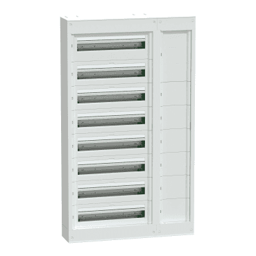 PrismaSeT S Aufputz-Verteilerkasten 8 Reihen 24 Module mit Gang mit der Referenz LVSSD824 von der Marke SCHNEIDER ELECTRIC