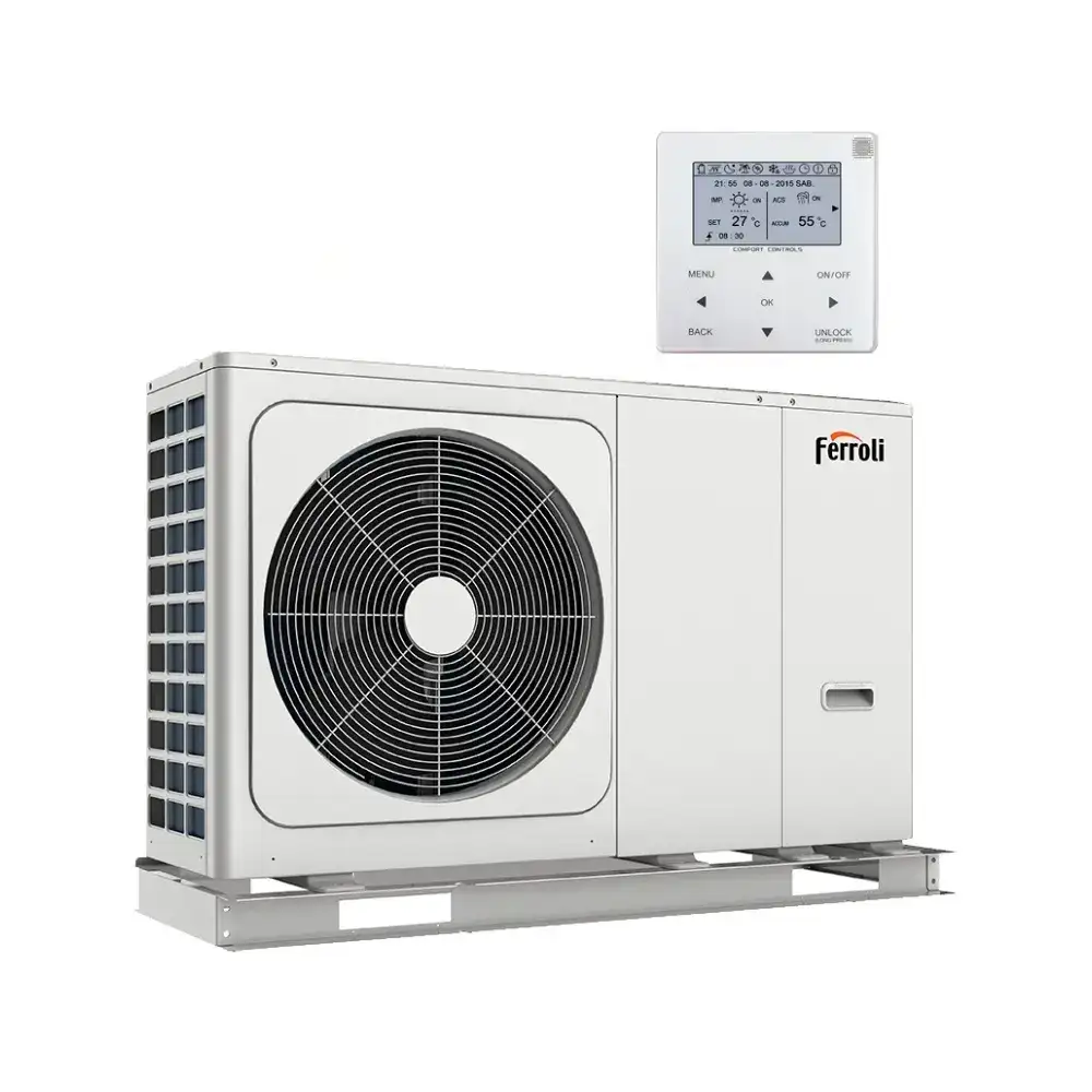 Luft-Wasser-Wärmepumpe Monoblock Ferroli OMNIA M 3.2 12 kW mit der Referenz 2CP000EF von der Marke FERROLI