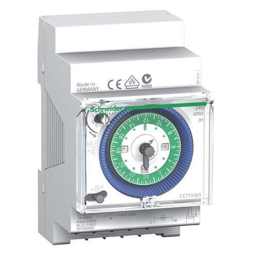 Analoger Zeitschaltuhr IH 24H mit 3 Modulen 150H 1C-16A mit der Referenz CCT15365 von der Marke SCHNEIDER ELECTRIC