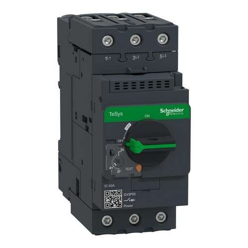 Motor-Magnetthermischer Leistungsschalter GV3 37/50A mit der Referenz GV3P50 von der Marke SCHNEIDER ELECTRIC