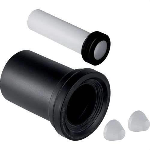 Geberit Connection Set for Wall-Hung Toilet Length 18.5 cm - Matt Chrome with reference 152.426.46.1 from the brand GEBERIT