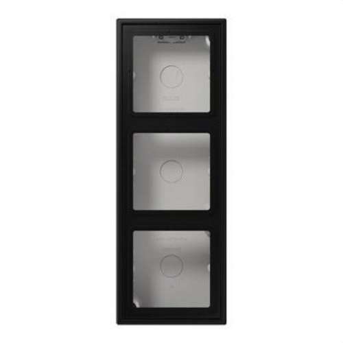 Matte Black Triple Surface Box LS with reference LS583ASWM from the brand JUNG