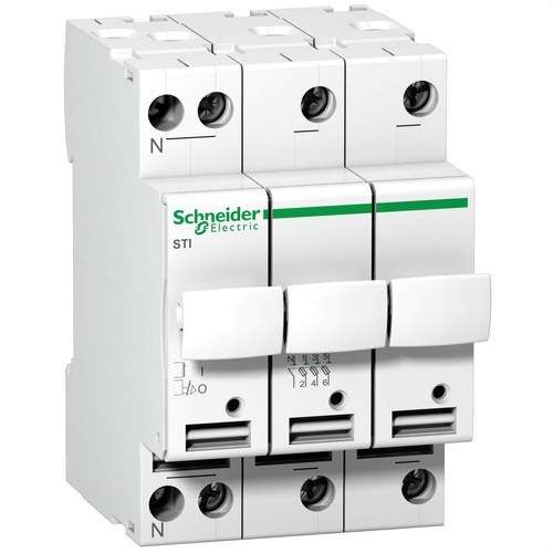 Sicherungshalter Acti9 STI 3P+N 500V mit der Referenz A9N15658 von der Marke SCHNEIDER ELECTRIC