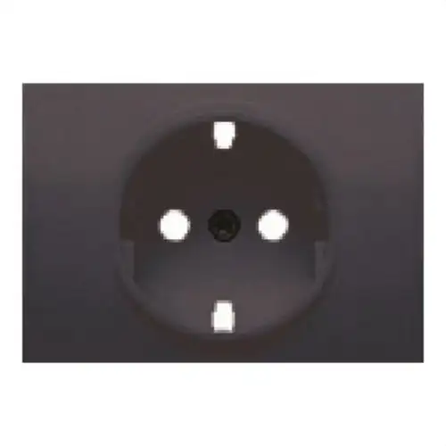 Socket Cover for 2P+E Grey Lava BJC Coral with reference 21724-GL from the brand BJC