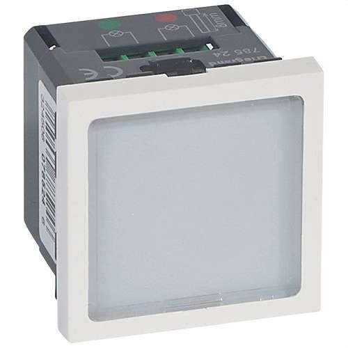 LED-beleuchtetes Schild mit grünen/roten Mosaiken mit der Referenz 078524 von der Marke LEGRAND
