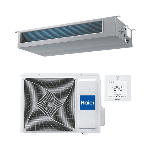 Kanal-Klimaanlage mit WLAN Haier 7,1 kW 24000 BTU mit der Referenz HAEAD71S2SM9FA(H)1U71S2SR3FA von der Marke HAIER