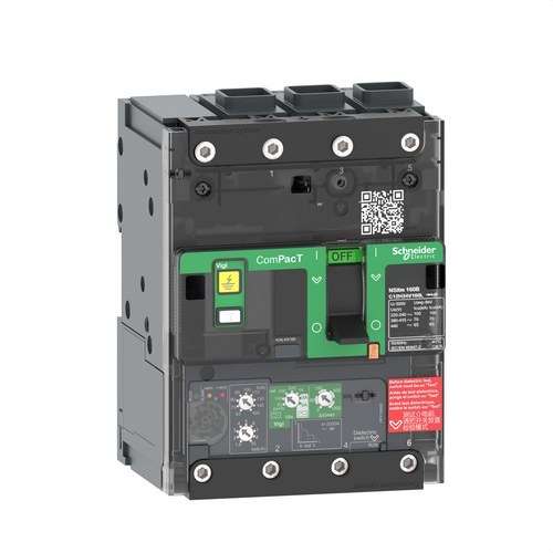 Automatischer Schalter ComPacT NSXm160E 16KA AC 3P 160A 4.1 ELink mit der Referenz C12E34V160L von der Marke SCHNEIDER ELECTRIC