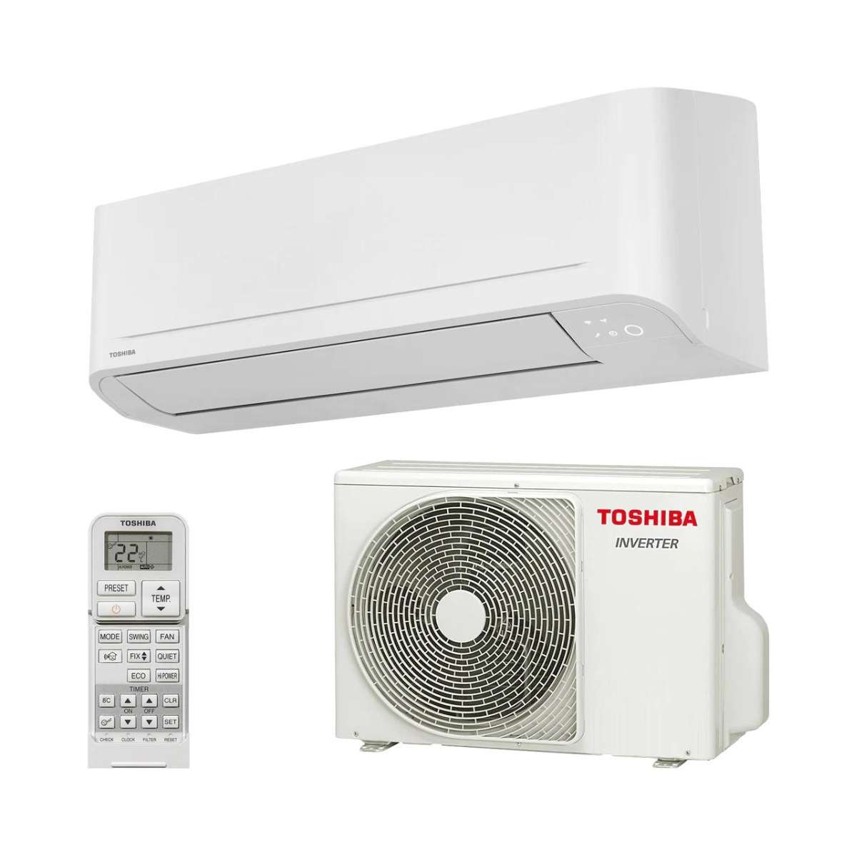 Split klimaanlage Toshiba Seiya+ 10 2,5 kW 9000 BTU mit der Referenz SEIYA+ 10 von der Marke TOSHIBA