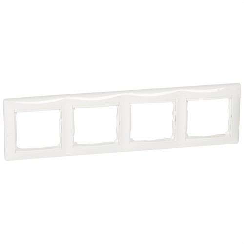 Decorative Frame for 4 Elements White Valena with reference 774454 from the brand LEGRAND