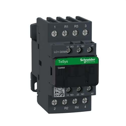 Schütz 40A 1 NO/1 NC 48V 50-60HZ 2P mit der Referenz LC1D258E7 von der Marke SCHNEIDER ELECTRIC