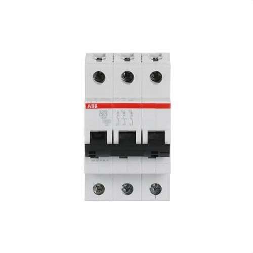 Leistungsschalter S203-C63 3P 63A Charakteristik C 10kA mit der Referenz 2CDS253001R0634 von der Marke ABB