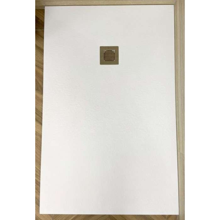 Duschwanne aus weißem Schiefer 150x70cm mit der Referenz 53004217 von der Marke ACQUABELLA