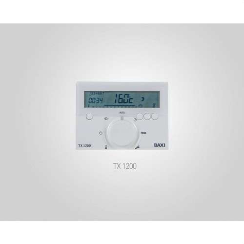 Verdrahteter Raumthermostat TX 1200 mit der Referenz 7216910 von der Marke BAXI 