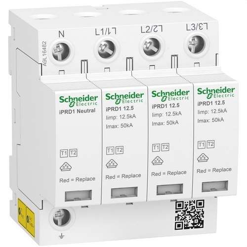 Überspannungsschutzgerät Typ 1+2 Acti9 iPRD1 3P+N 350V mit der Referenz A9L16482 von der Marke SCHNEIDER ELECTRIC