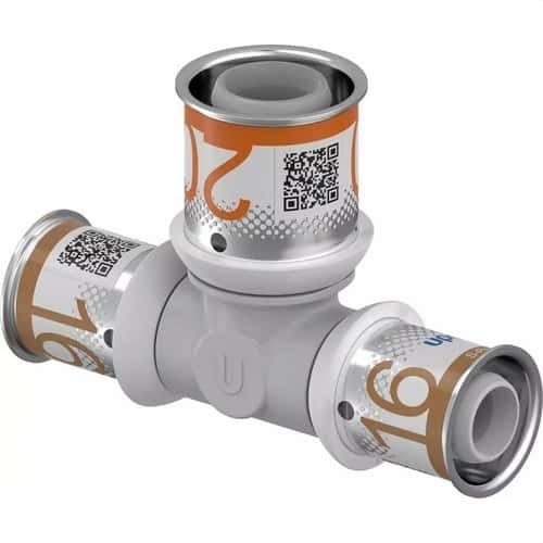 Uponor S-Press PLUS T-Stück reduziert PPSU 25x20x25 mit der Referenz 1039957 von der Marke UPONOR