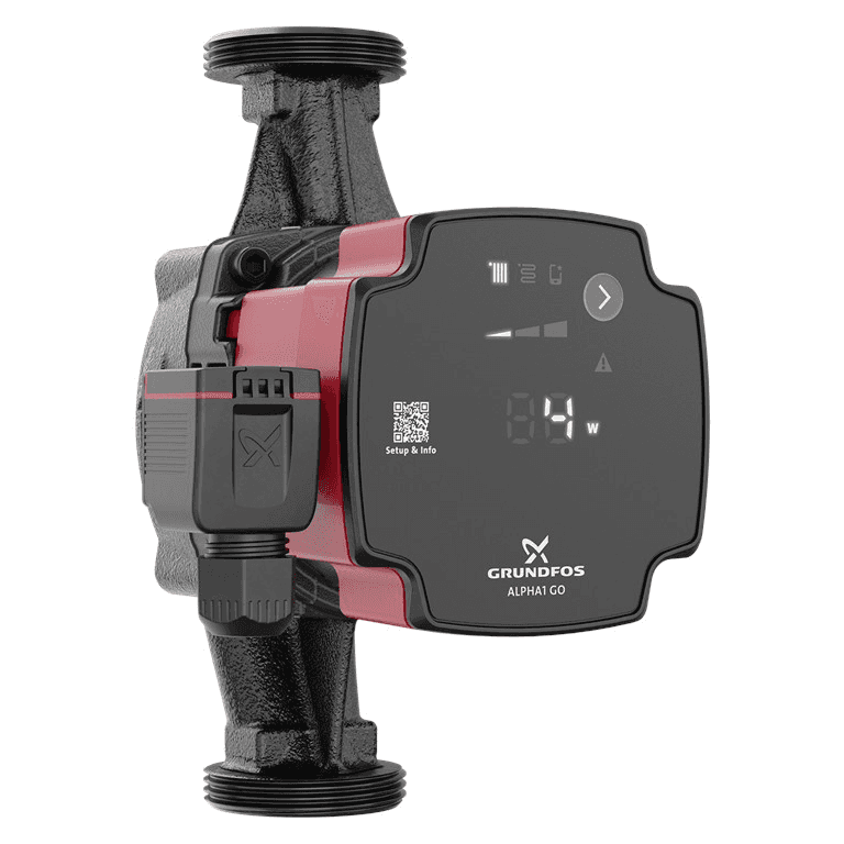 Grundfos ALPHA1 GO 25-60 180 Umwälzpumpe mit der Referenz 93074169 von der Marke GRUNDFOS