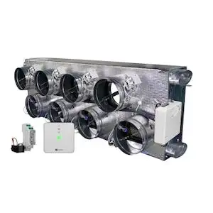 Airzone Easyzone 25 Motorized Plenum Wi-Fi Standard + VMC AZC25FUJST01L8 for Fujitsu – 8 outlets Ø200 mm (high capacity) with reference AZC25FUJST01L8 from the brand AIRZONE