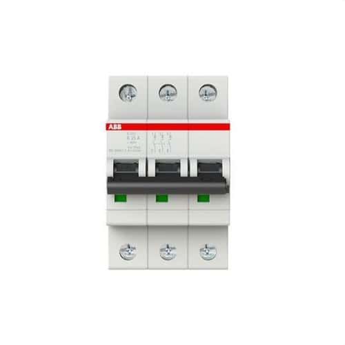Leitungsschutzschalter S203-K25 3P 25A Charakteristik K 10kA mit der Referenz 2CDS253001R0517 von der Marke ABB
