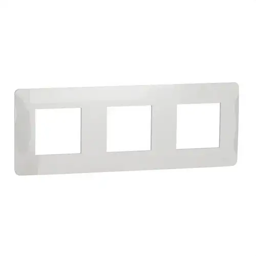 White Polar 3-Element Frame New Unica Studio with reference NU200618 from the brand SCHNEIDER ELECTRIC