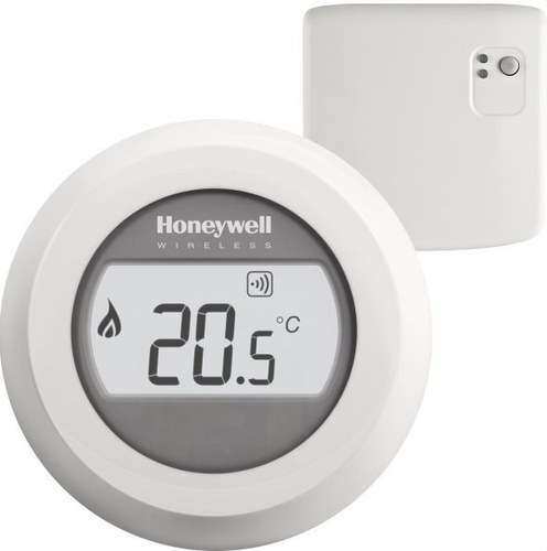 Kit bestehend aus digitalem Thermostat Honeywell T87 + Empfänger BDR91 mit der Referenz Y87RF2058 von der Marke RESIDEO