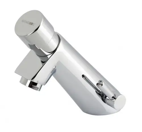 Timed Basin Tap with Push Button IPSON 1/2" Chrome with reference 1031 04 from the brand GENEBRE